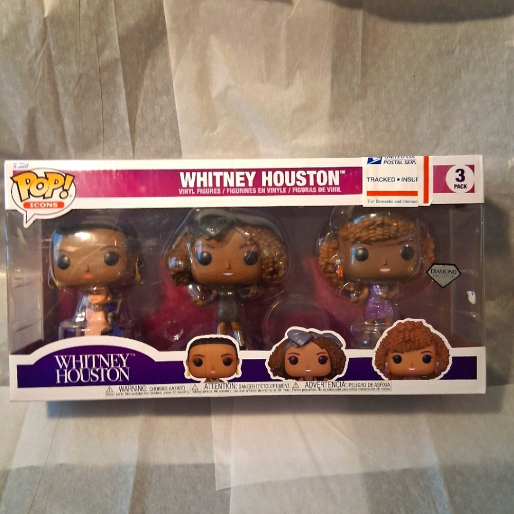 Funko Pop Icons, Whitney Houston, Brand New In Box!